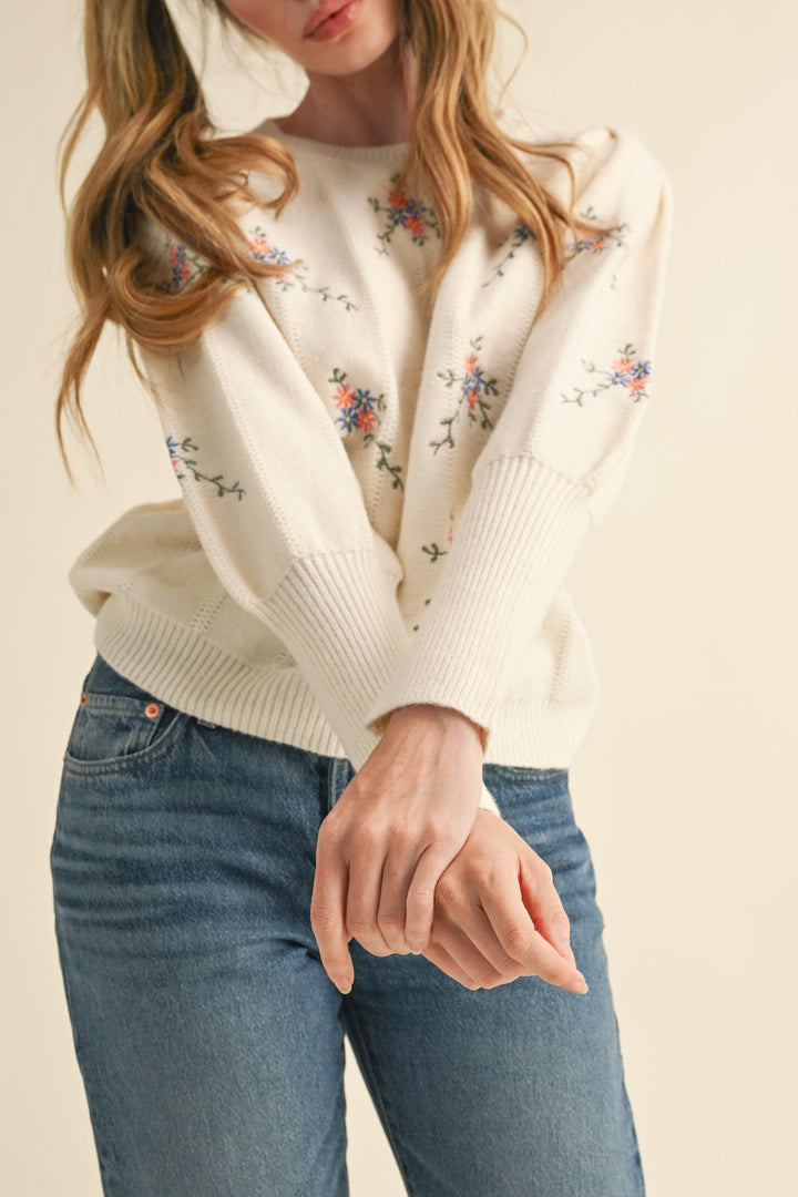 Floral Sweater