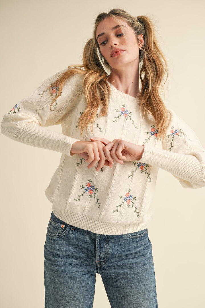 Floral Sweater