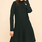 Fit & Flare Turtleneck Dress