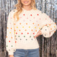 Rainbow Pom Pom Sweater