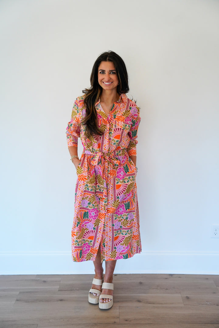 Toucan Shirt Dress