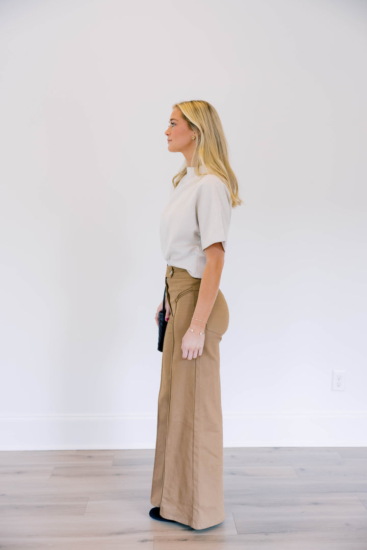 Ines Suede Top