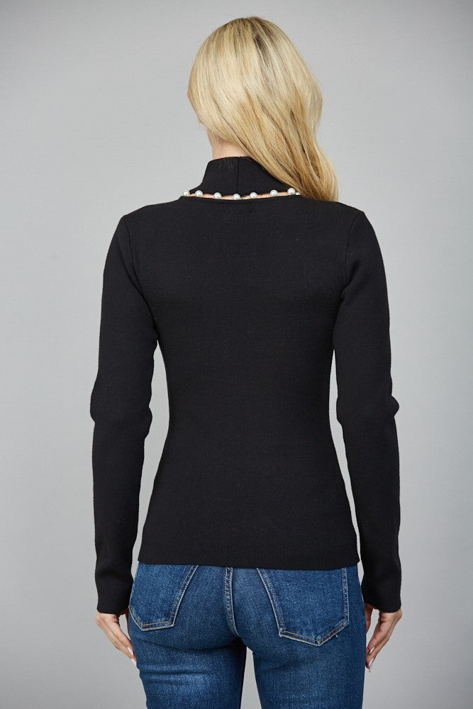 Pearly Turtleneck