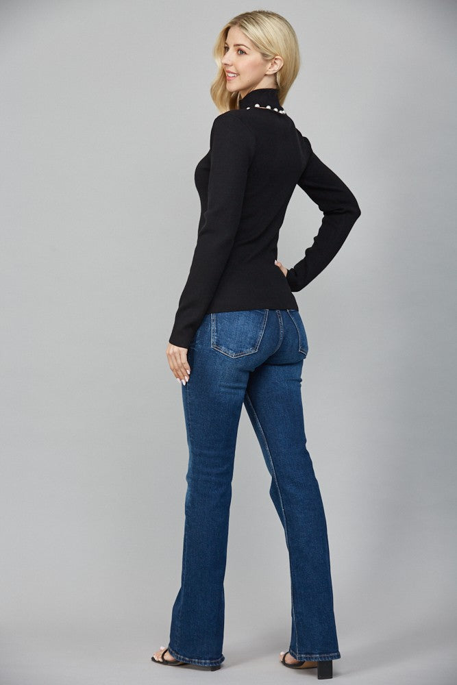 Pearly Turtleneck