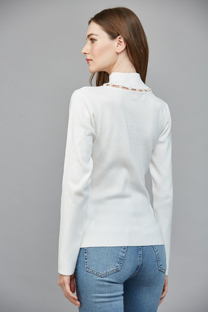 Pearly Turtleneck