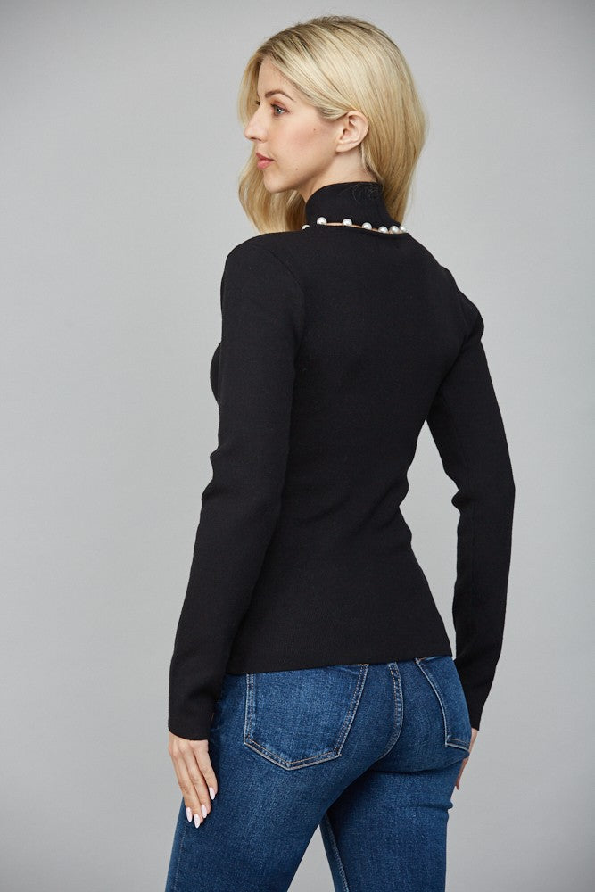 Pearly Turtleneck