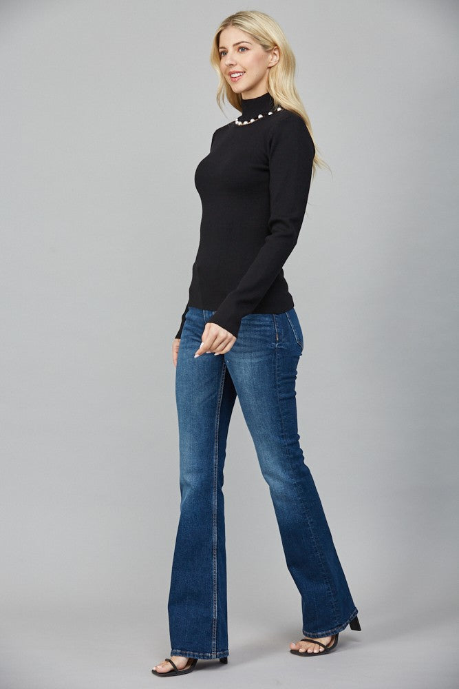 Pearly Turtleneck