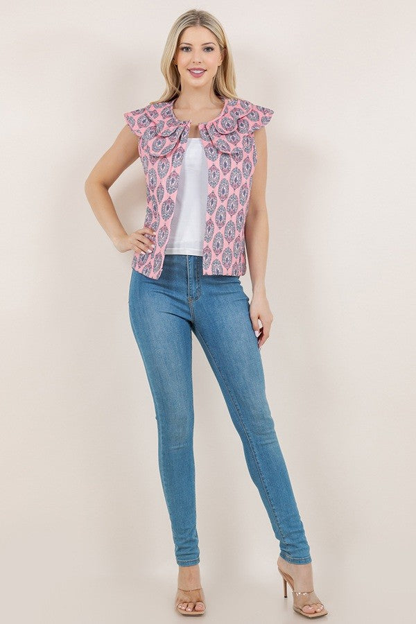 Peter Pan Scalloped Vest