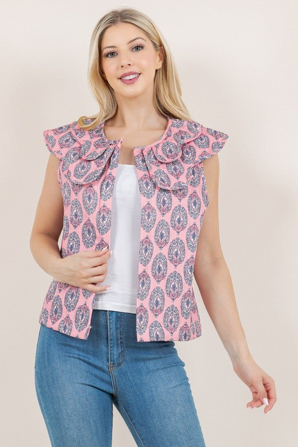 Peter Pan Scalloped Vest