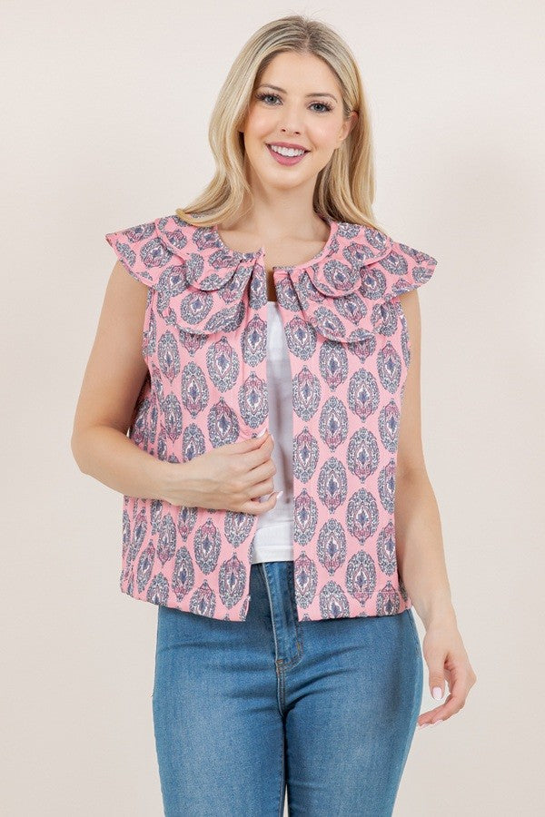 Peter Pan Scalloped Vest