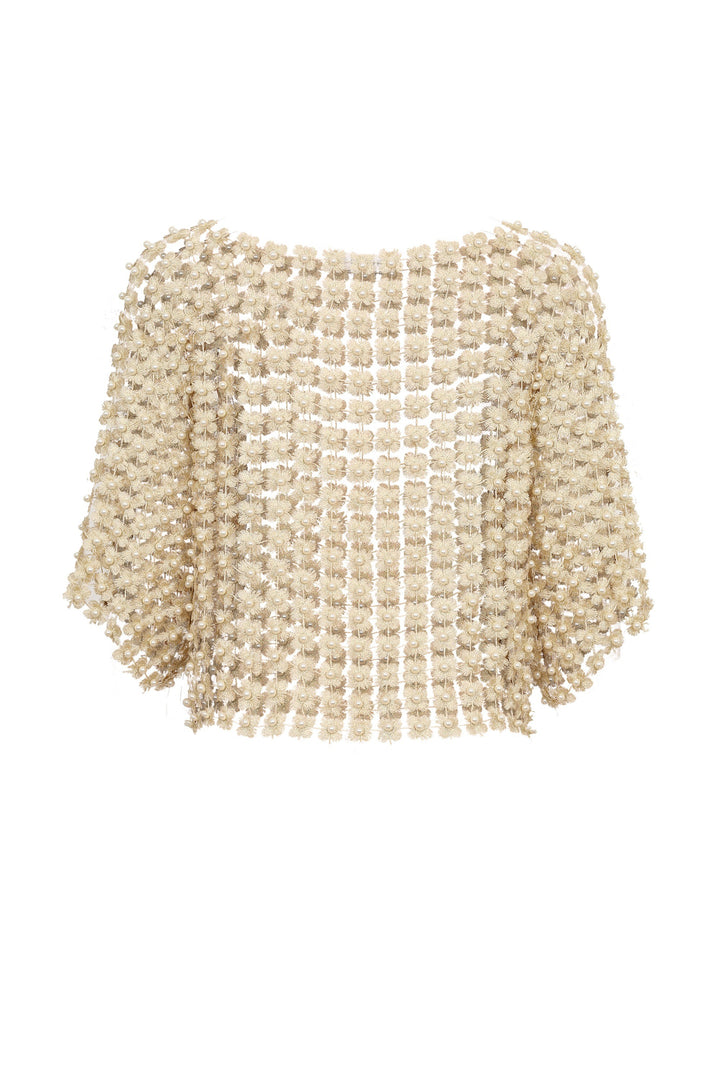 Pearl Crochet Top