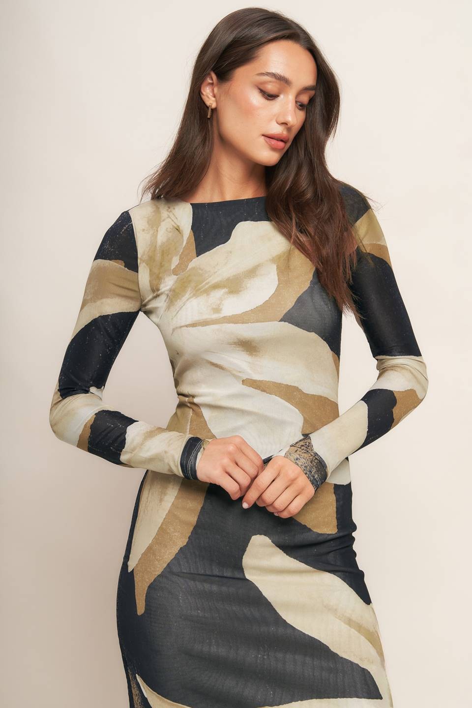 Baltic Floral Mesh Dress