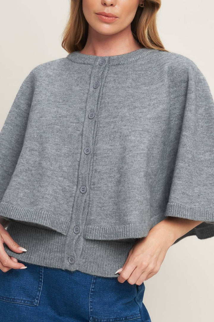 Carrington Cape Cardigan
