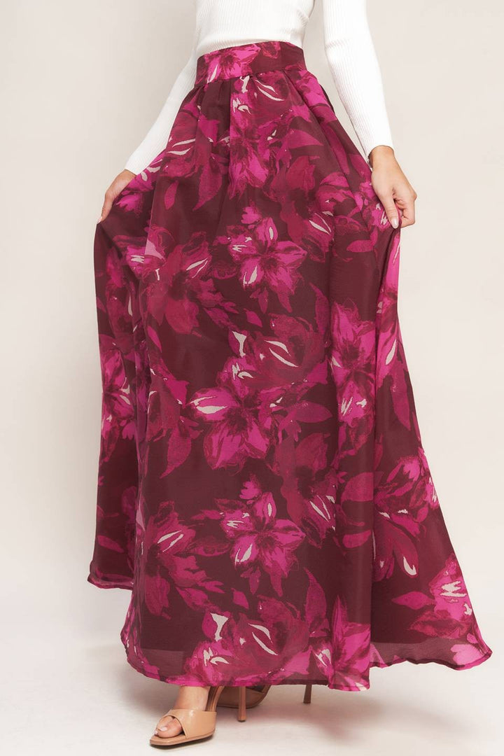 Fuchsia Fields Skirt