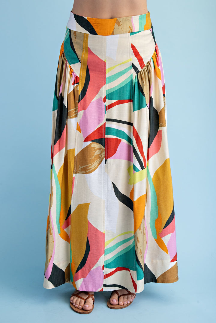 Maude Abstract Skirt