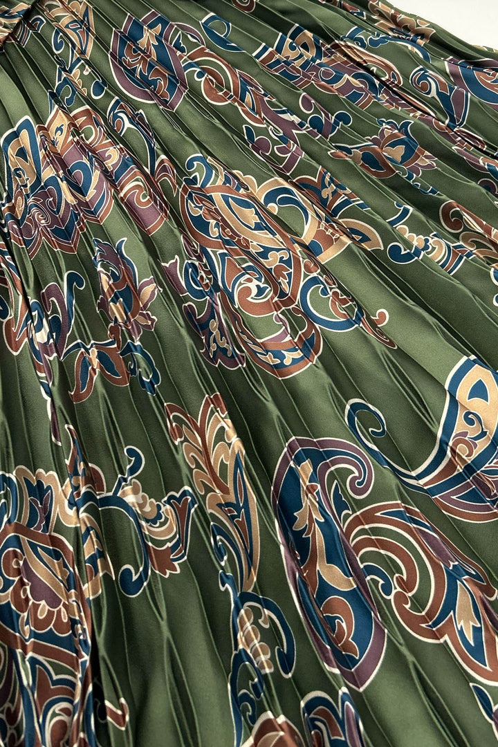 Laurel Skirt in Olive Multi