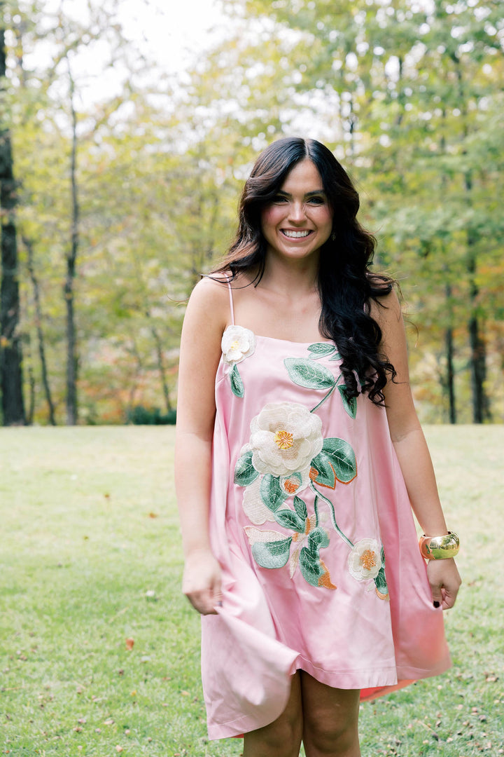 Magnolia Embroidered Dress