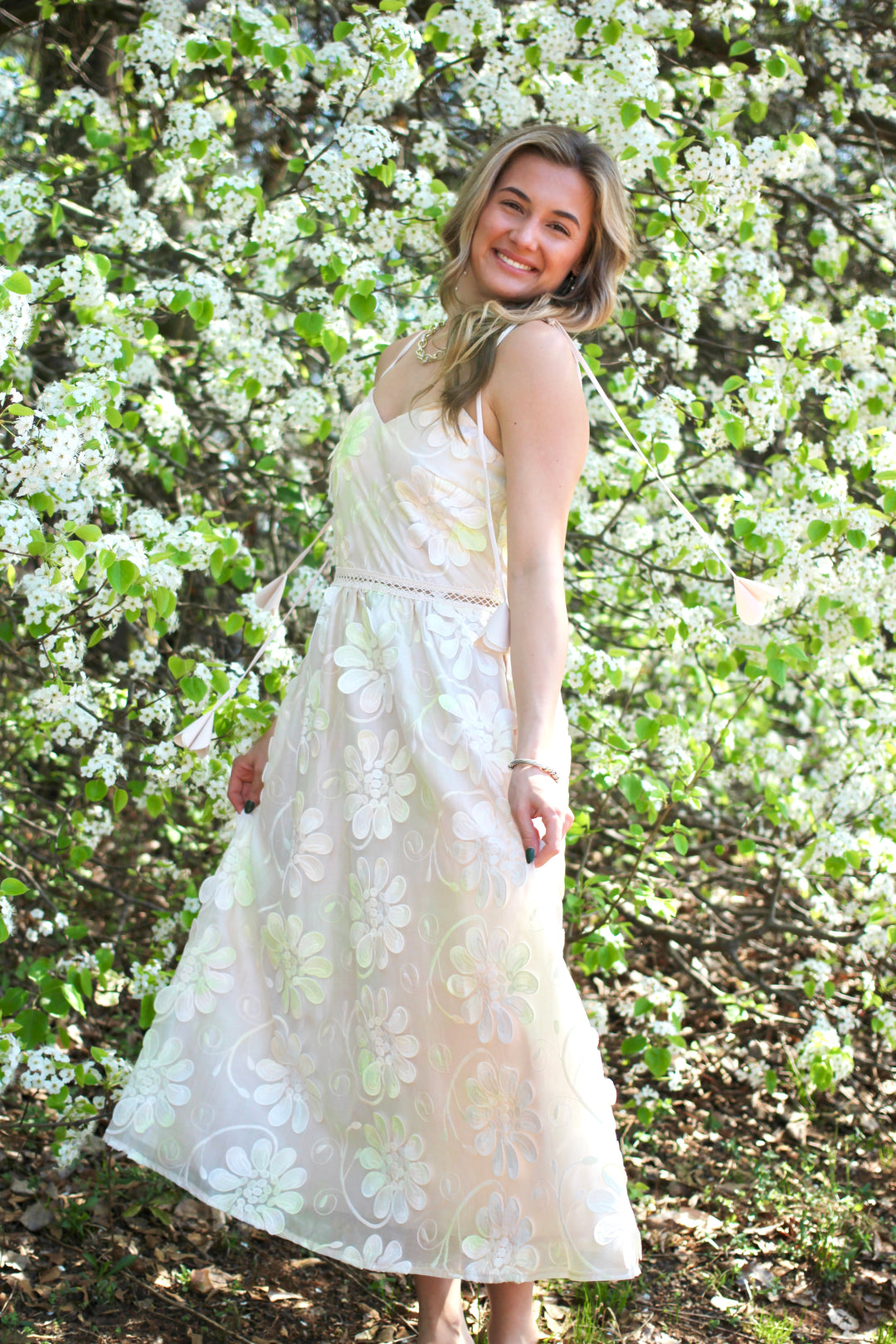 3-D Daisies and Sunshine Dress