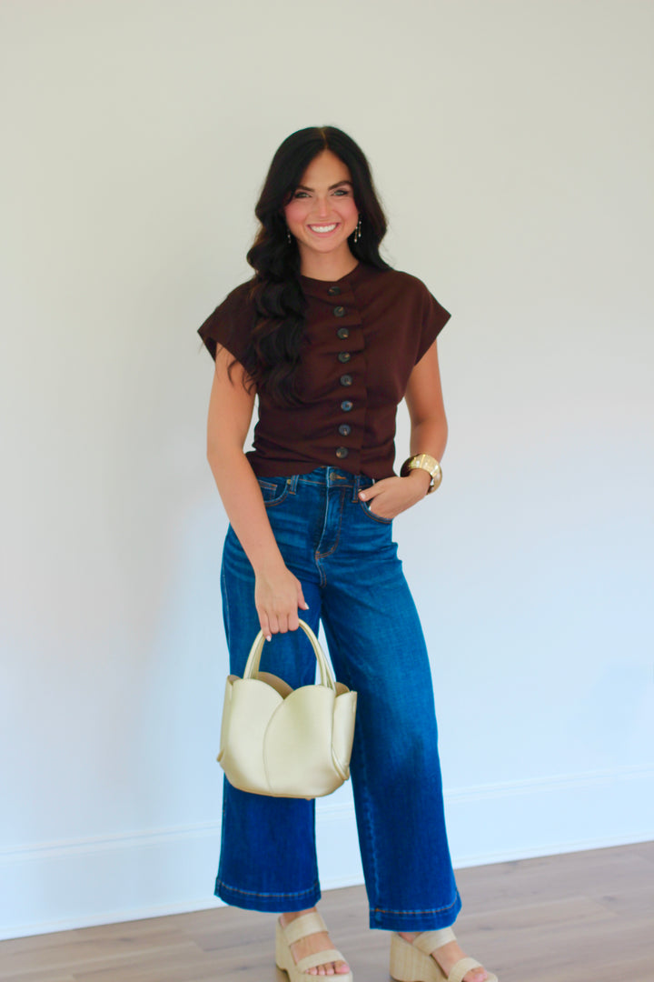 Claudia Ankle Wide Jeans