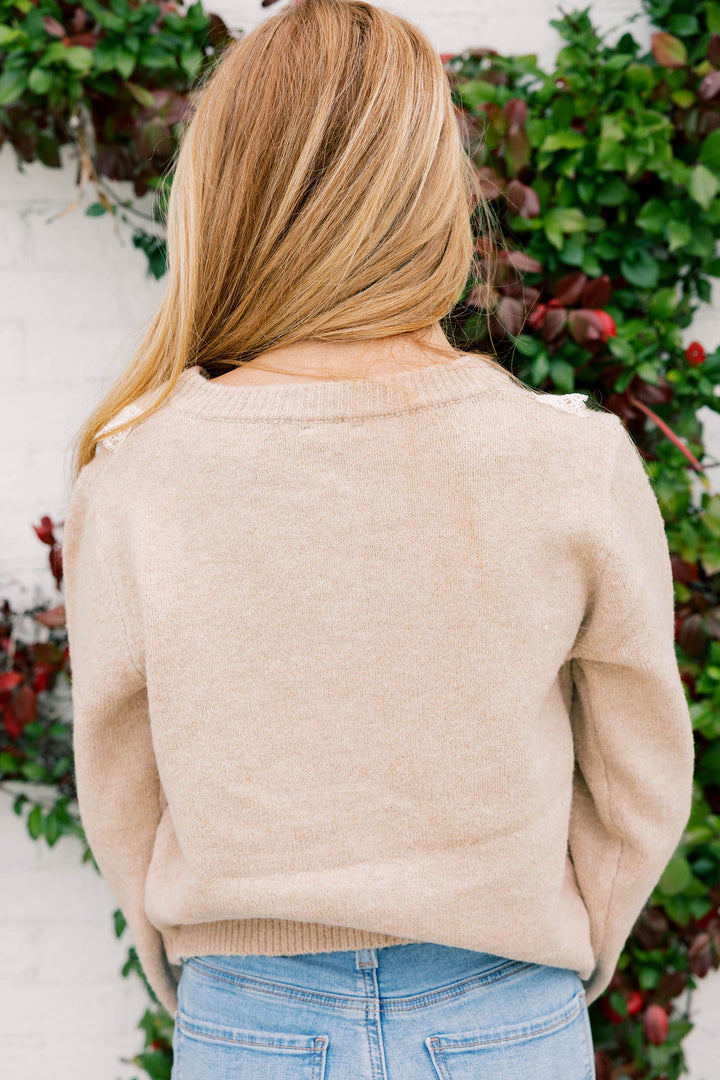 Laced Detail Cardigan