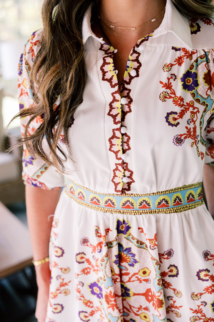 Bohemian Flower Dress