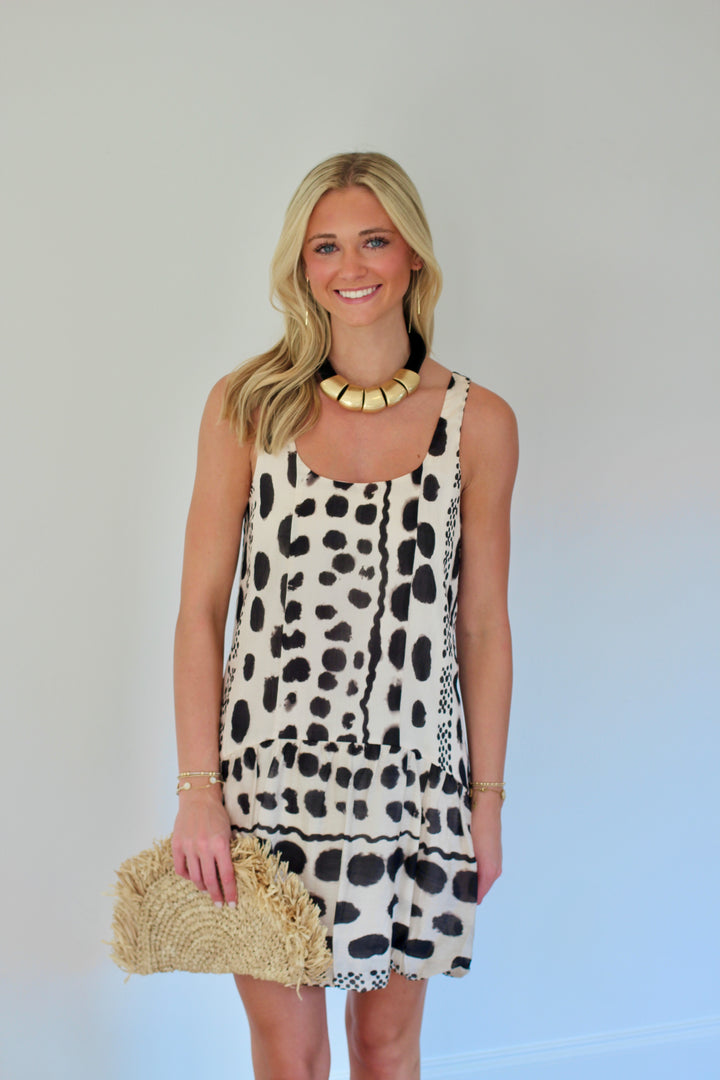 Magnolia Abstract Dress