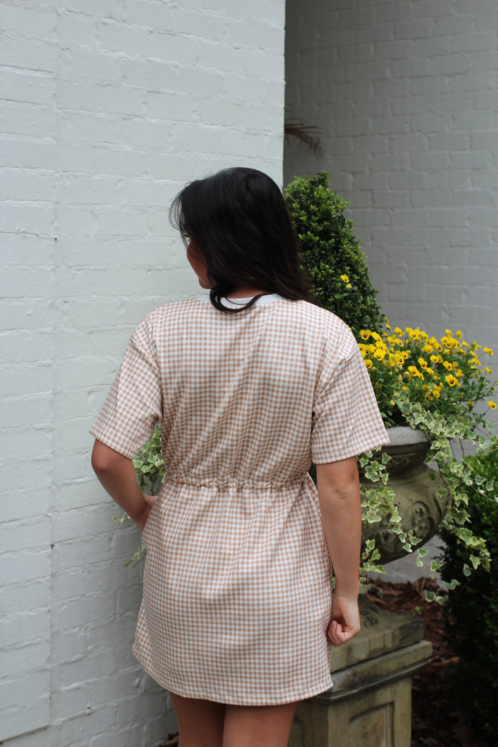 Gingham Athleisure Dress