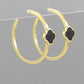 Clover Hoop Earring