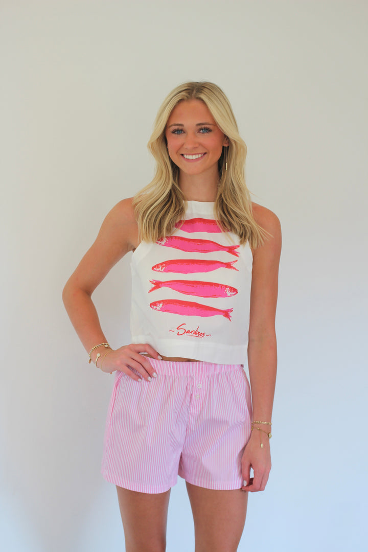 Pink Sardines Top