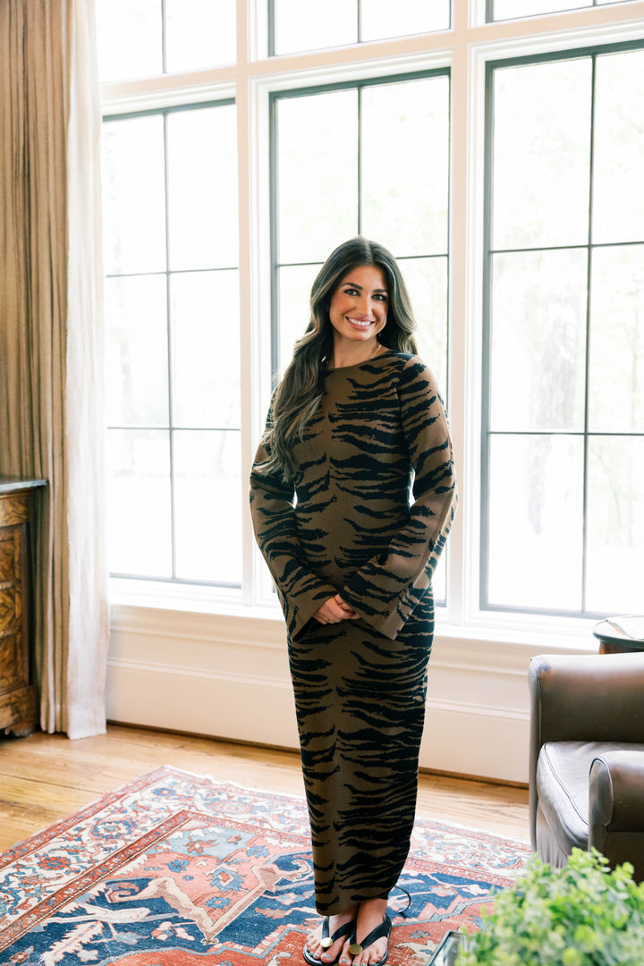 Tiger Sweater Dress