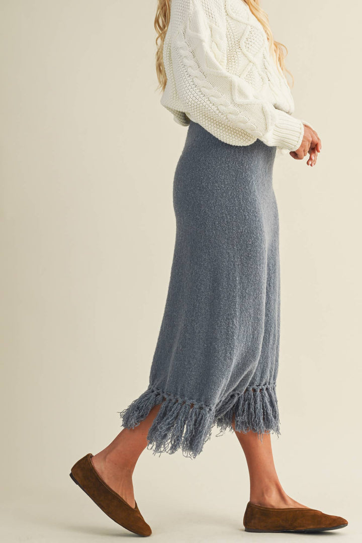 Annika Skirt in denim — view 3