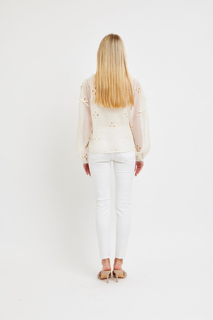 Bow Cut Out Top