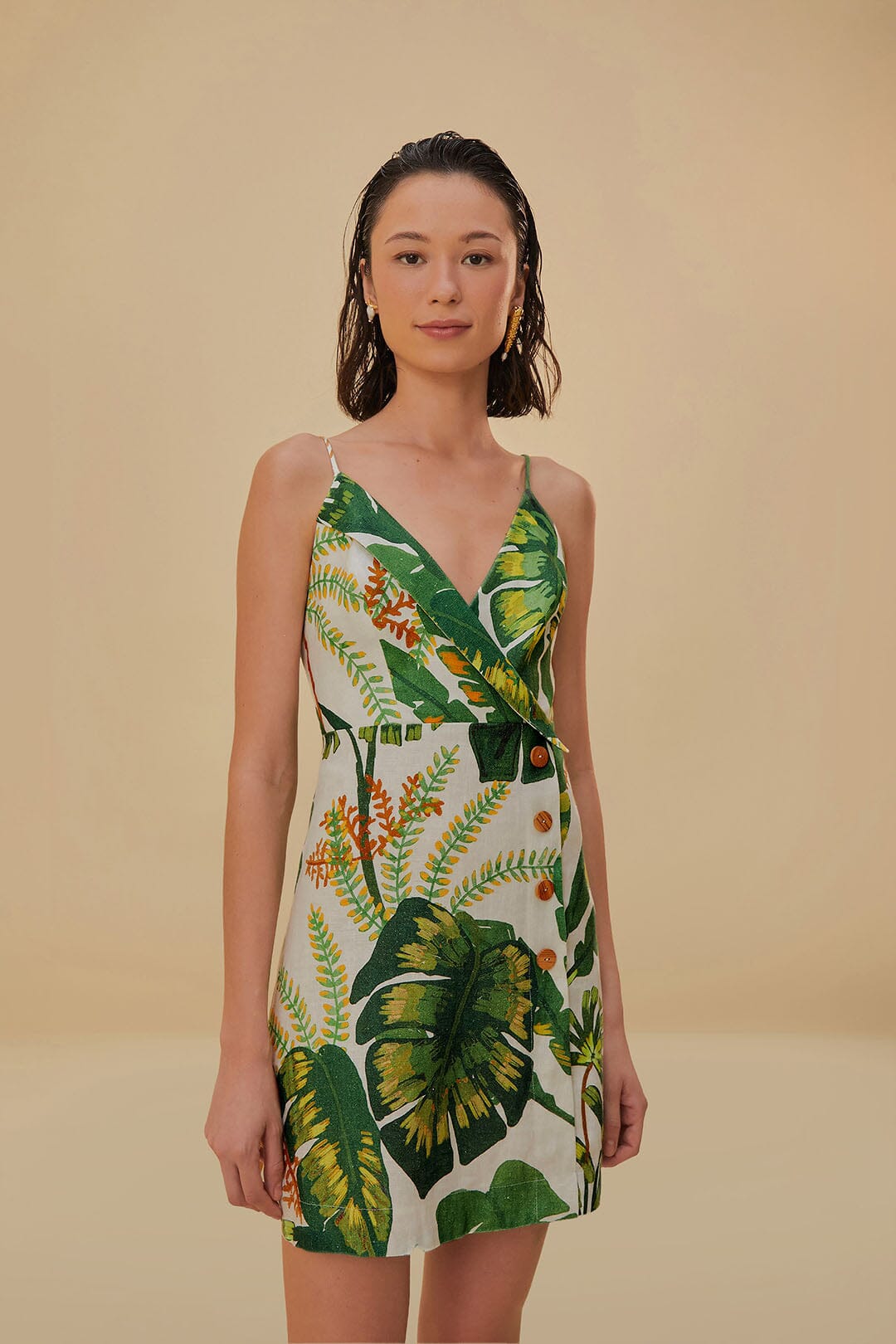 Tropical Forest Mini Dress