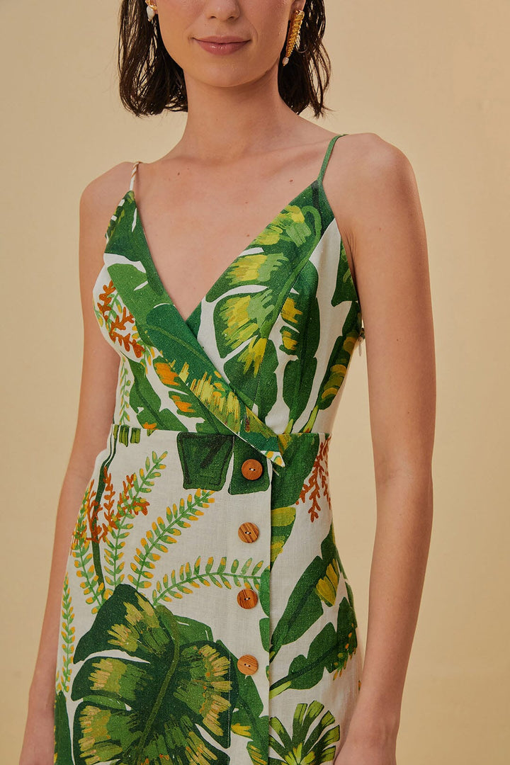 Tropical Forest Mini Dress