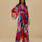 Watercolor Floral Maxi Dress