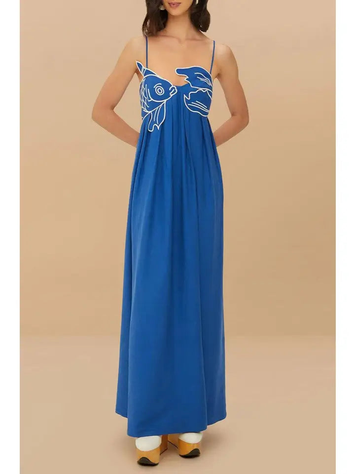 Blue Fish Dress