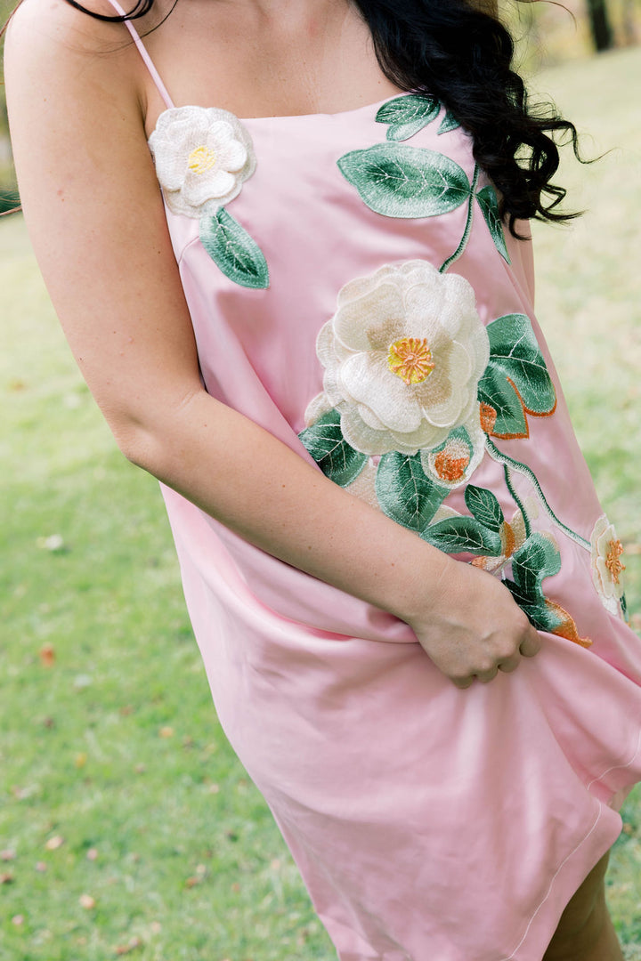 Magnolia Embroidered Dress
