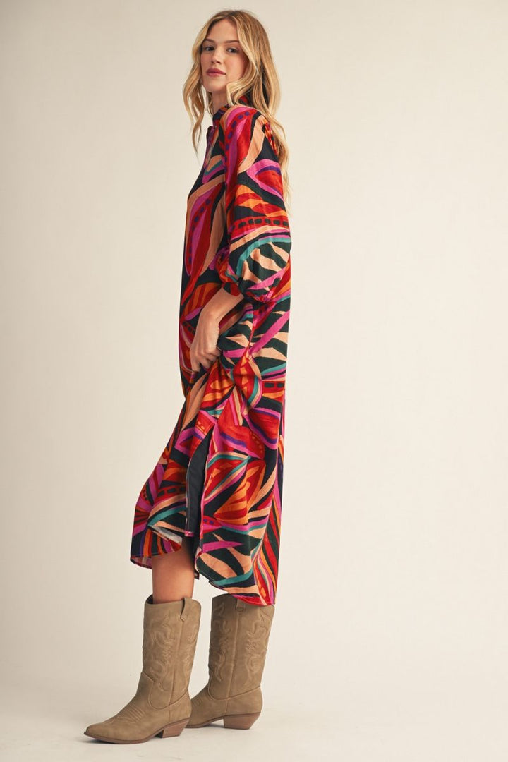 Plume Dress - Black