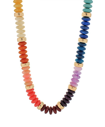 Wide Beaded Necklace