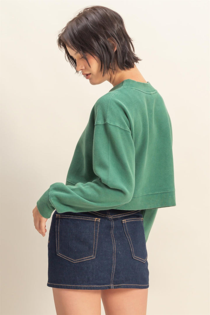 Sweatshirt Cardigan