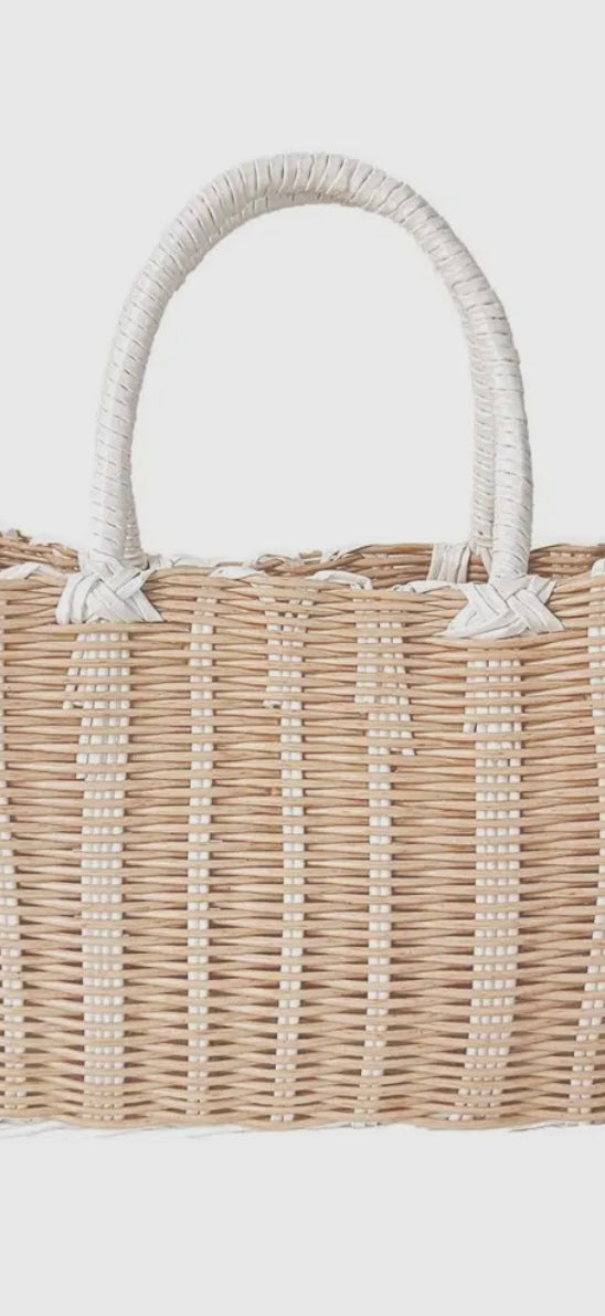 Handmade Basket Weave Tote