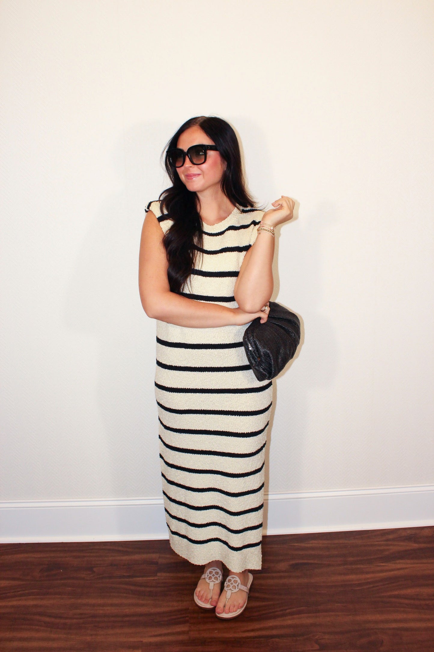 Striped Knit Dress