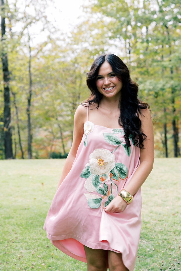 Magnolia Embroidered Dress