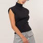 Classic Cap Sleeve Turtleneck