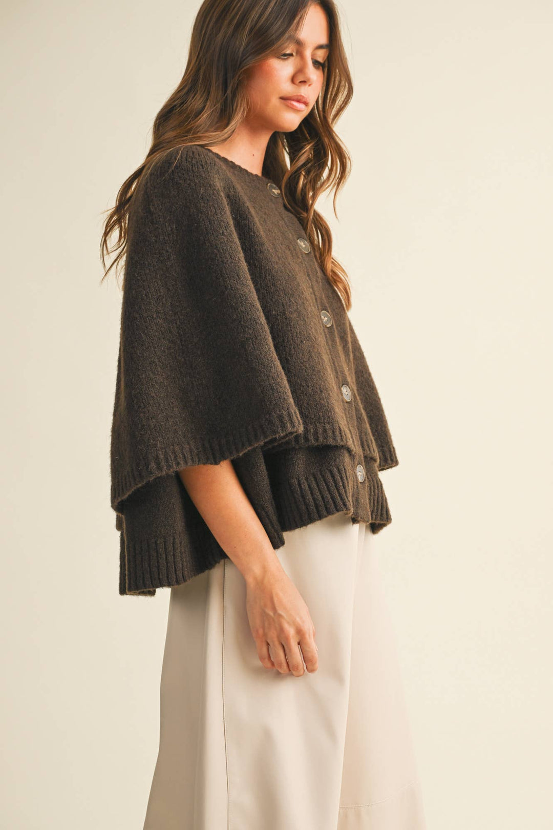 Maxine Capelet in Espresso