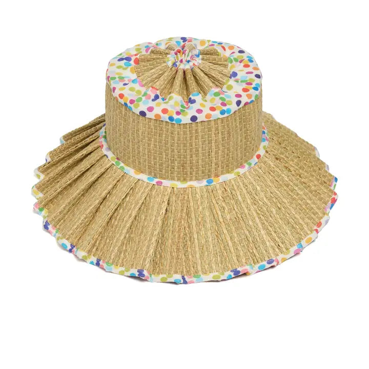 Polka Rainbow Luxe Capri Hat