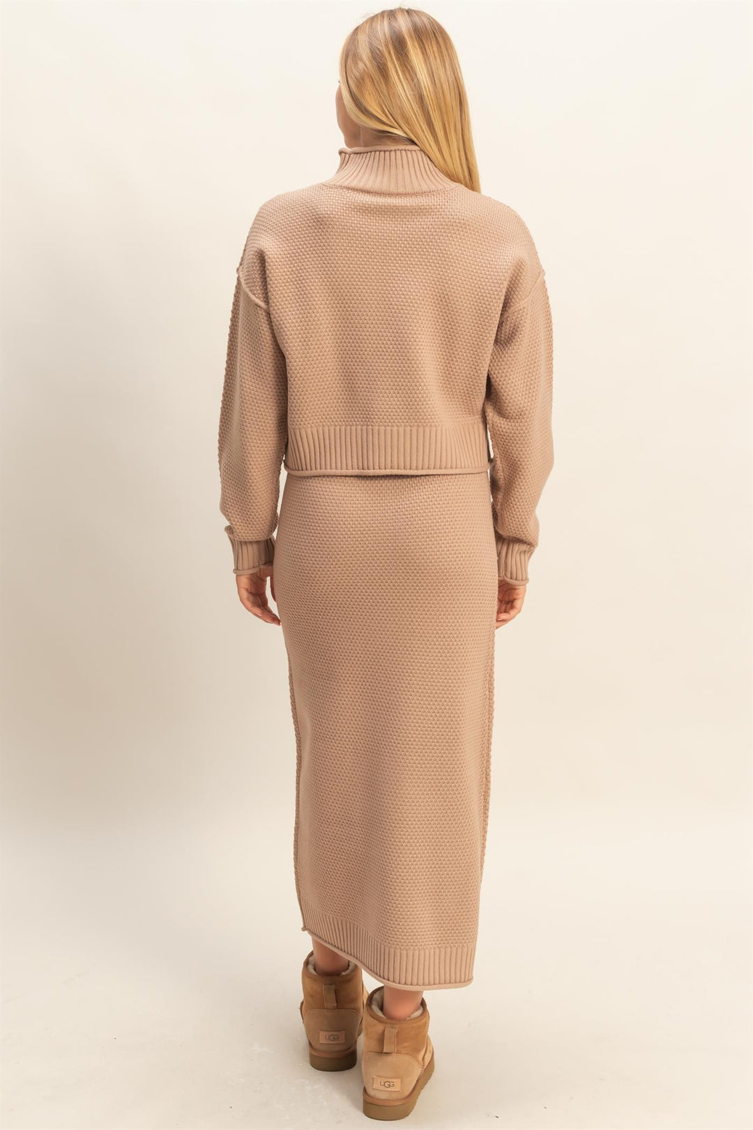 Knit Sweater Skirt Set