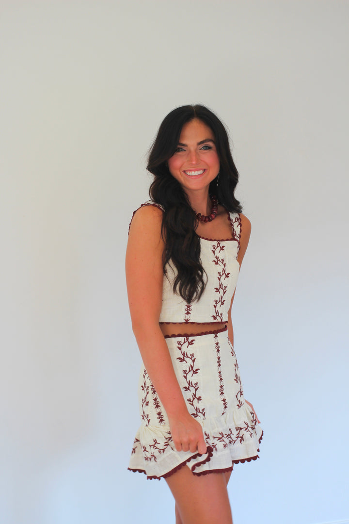 Burgundy Garden Set