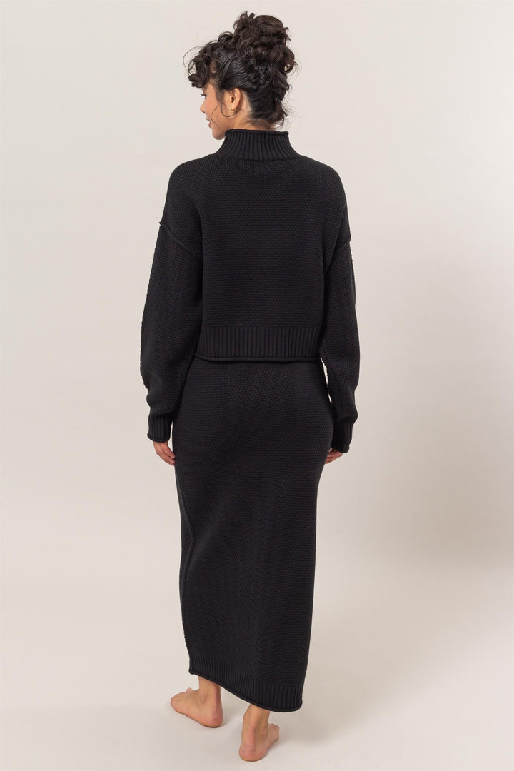 Knit Sweater Skirt Set