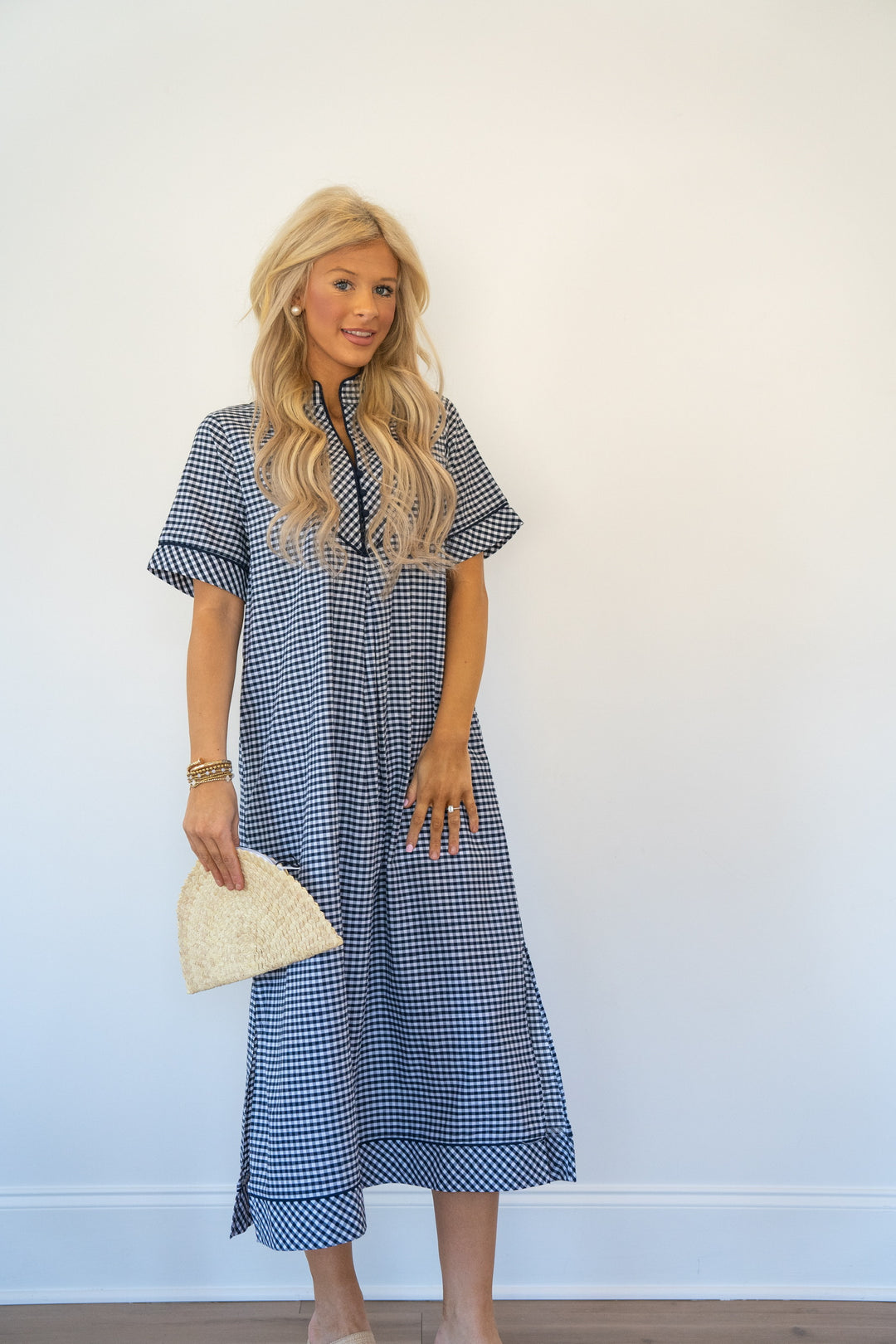 Nautical Gingham Dress